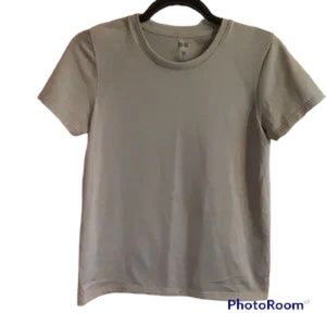 DONATING SOON Uniqlo Dry Ex Shirt XS Breathable Light Light Gray/Tan